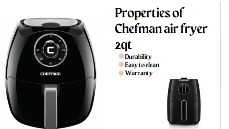 Properties of Chefman air fryer