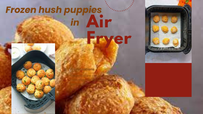 Air fried Hush puppies