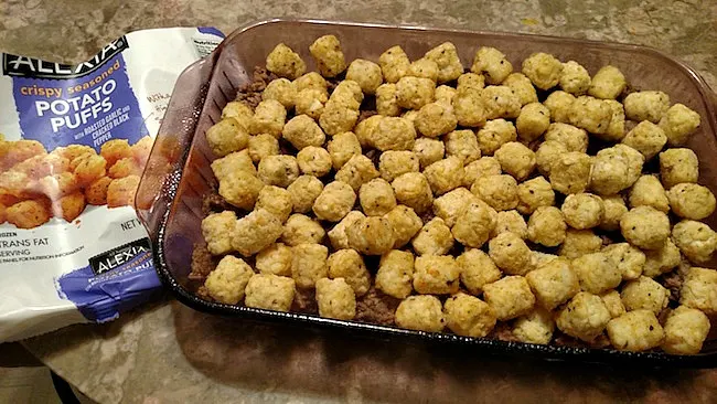 Delicious Cheesy Alexia Potato Puffs
