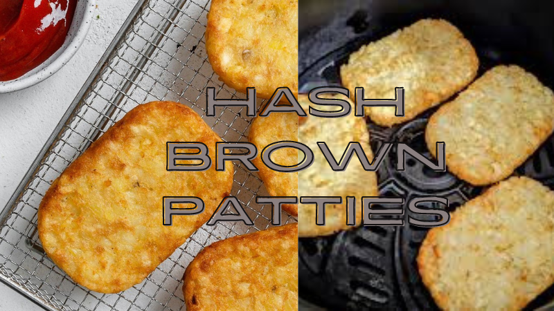  hash brown patties in air fryer