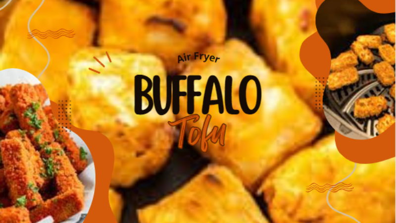 air fryer buffalo tofu
