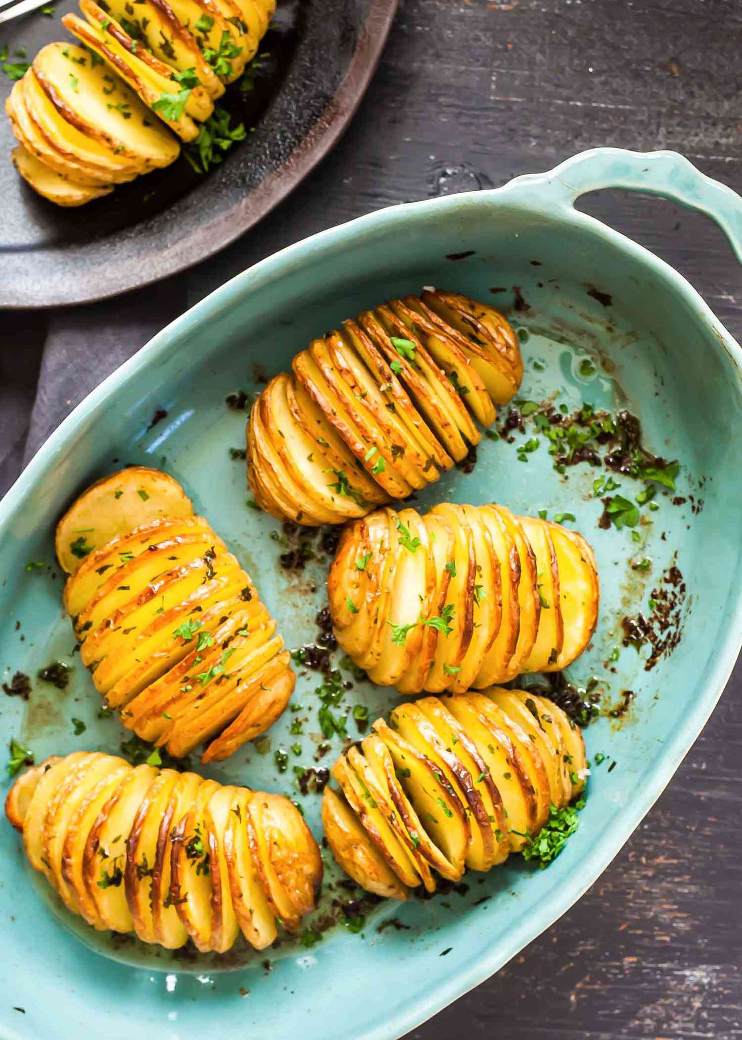 Crispy Hasselback Potatoes