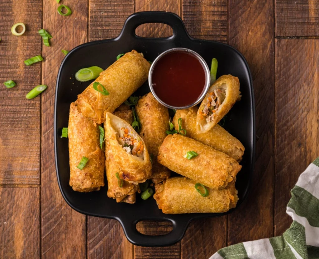 Air Fry Frozen Egg Rolls