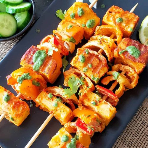 Air Fryer Paneer Tikka Recipe