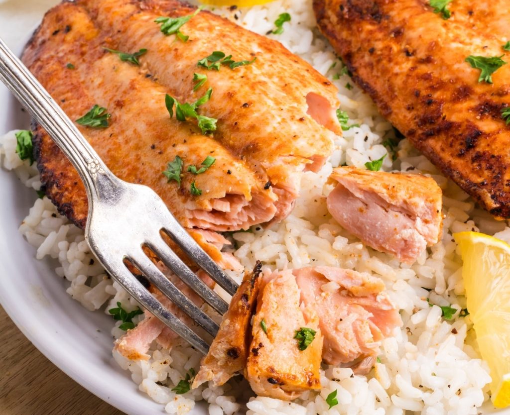 Air Fry Frozen Salmon