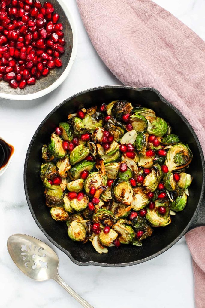 Air Fryer Brussels Sprouts Balsamic