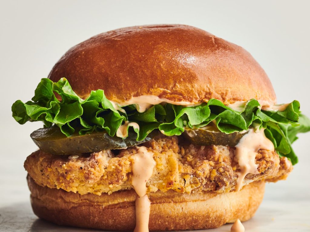 Air Fryer Chicken Sandwich