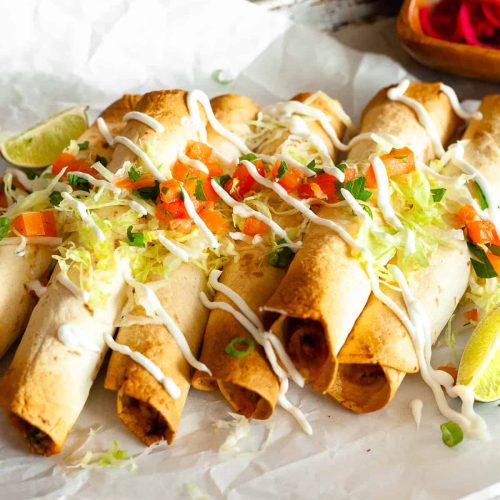 Air Fryer Flautas