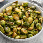 Air Fryer Brussels Sprouts Balsamic