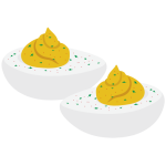 Fried deviled Eggs