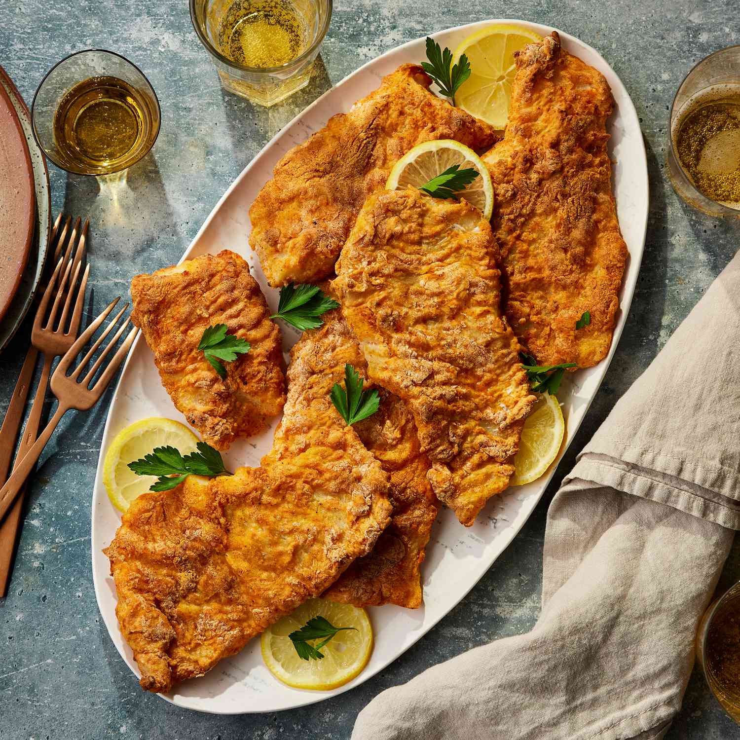 Beer-battered fish in the air fryer