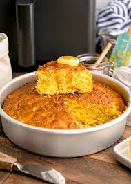 Air Fryer Cornbread without a Pan 