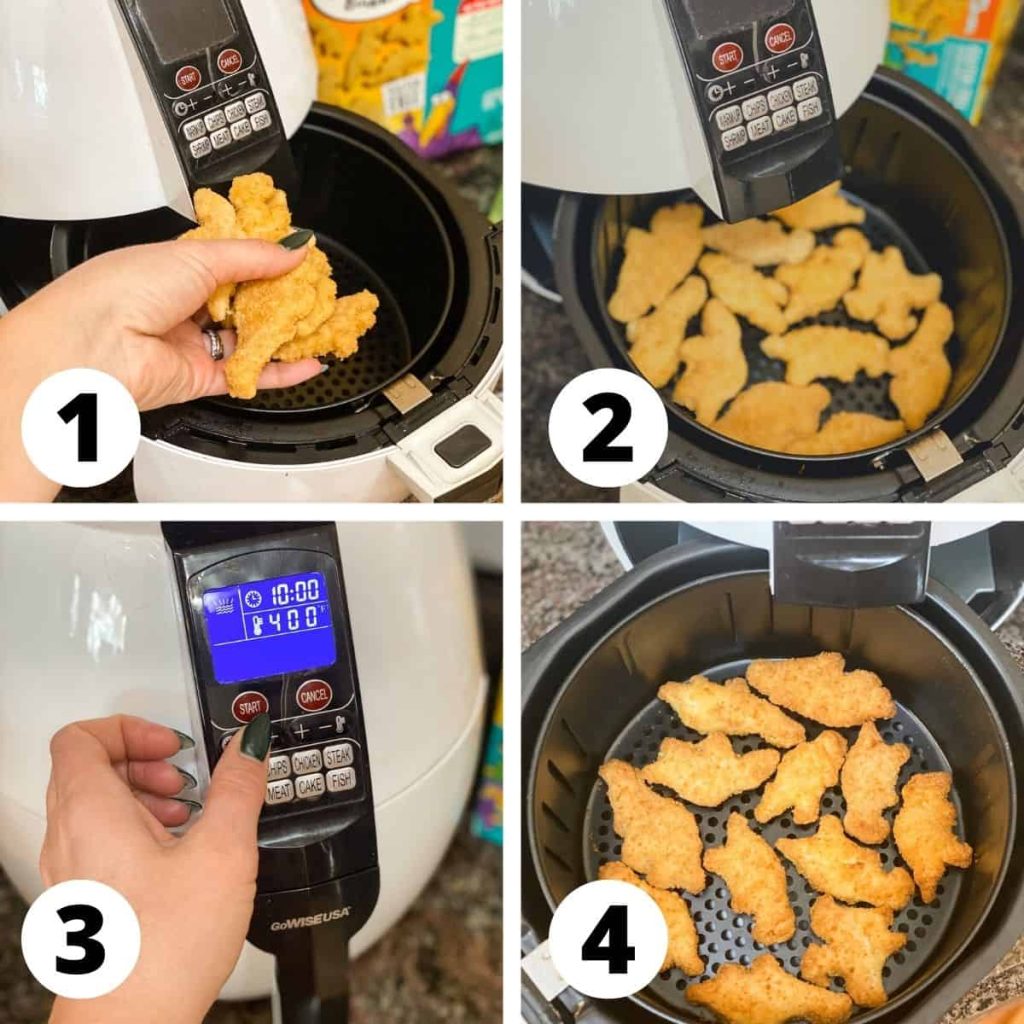 Frozen dino nuggets air fryer