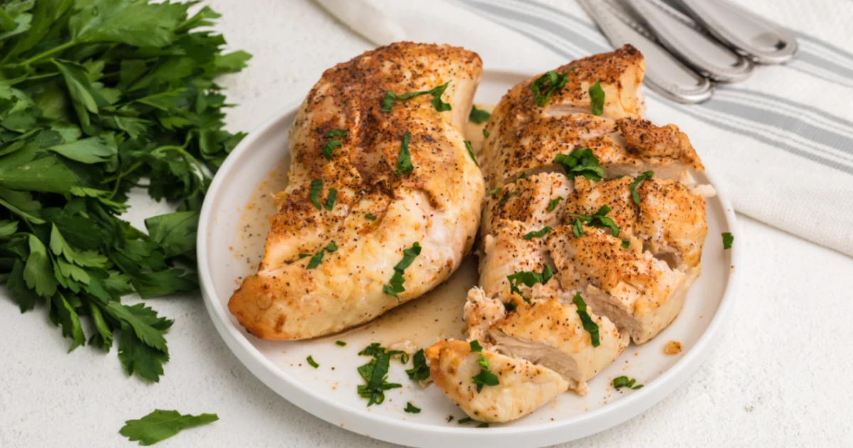 Frozen chicken breasts air fryer