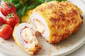 Frozen Chicken Cordon Bleu In Air Fryer