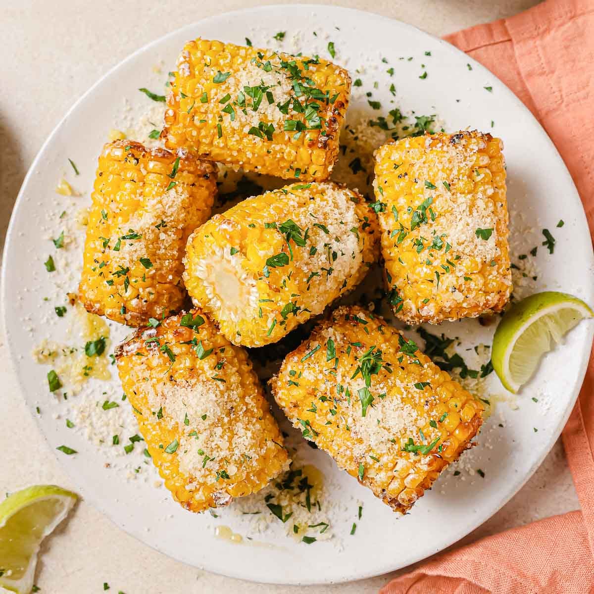 Frozen corn nuggets in the air fryer