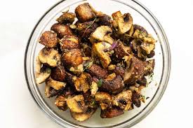 Frozen mushrooms in the air fryer