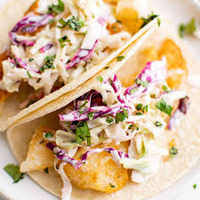 Air fryer fish taco recipe