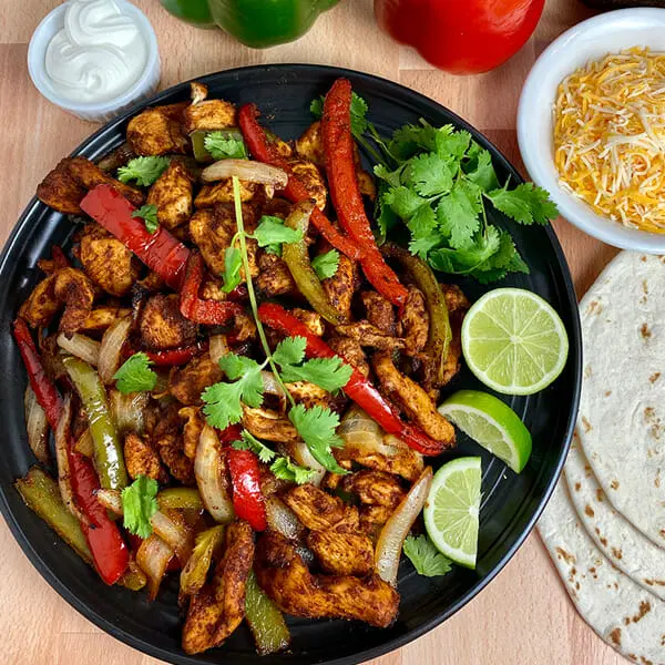 Air Fryer Fajita Veggies