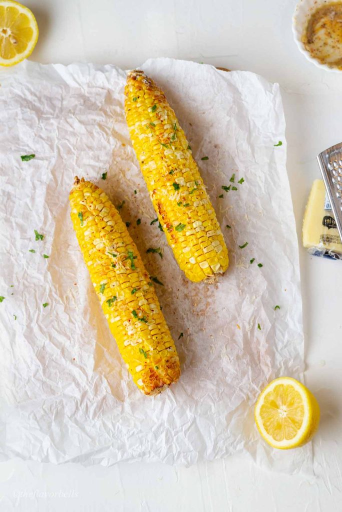 Frozen corn nuggets in the air fryer