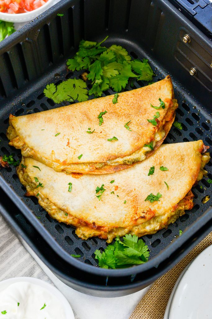 Frozen quesadillas in air fryer