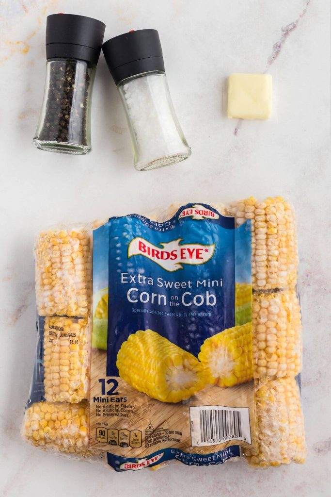 Frozen corn on the cob in the air fryer