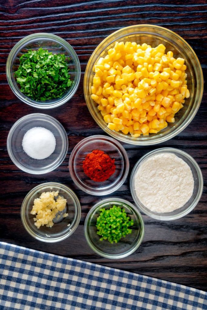 Frozen corn nuggets in the air fryer