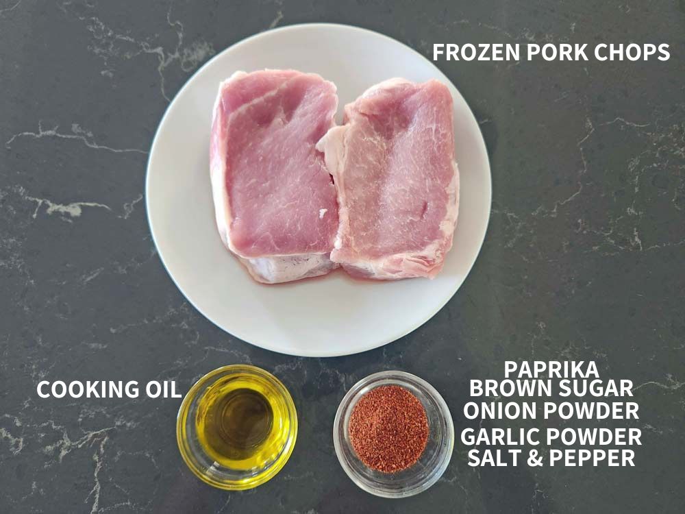 Frozen pork chops air fryer