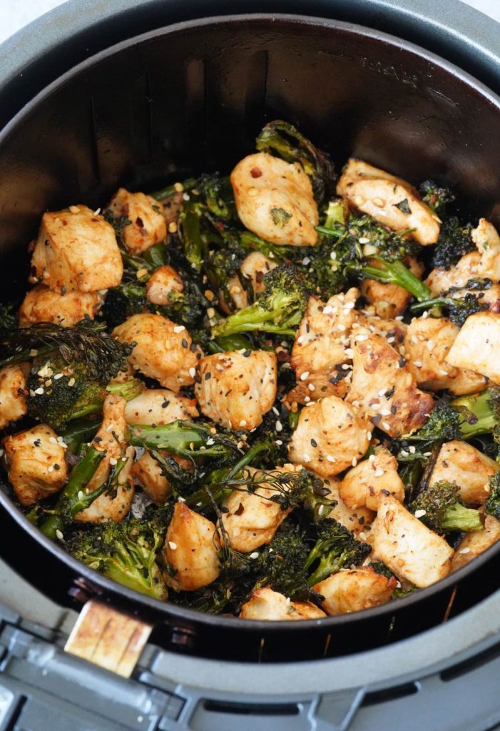 chicken and broccoli air fryer