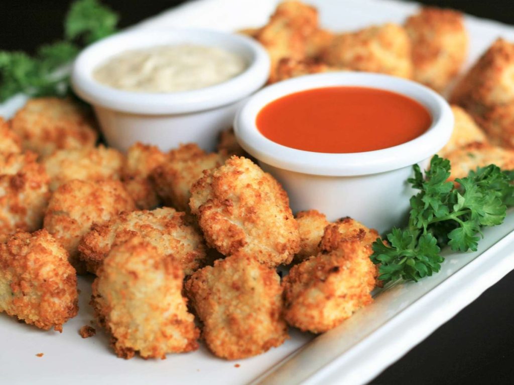 Frozen corn nuggets in the air fryer