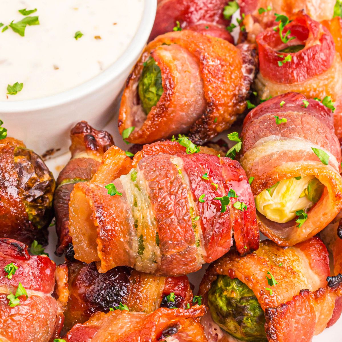 bacon wrapped brussel sprouts air fryer