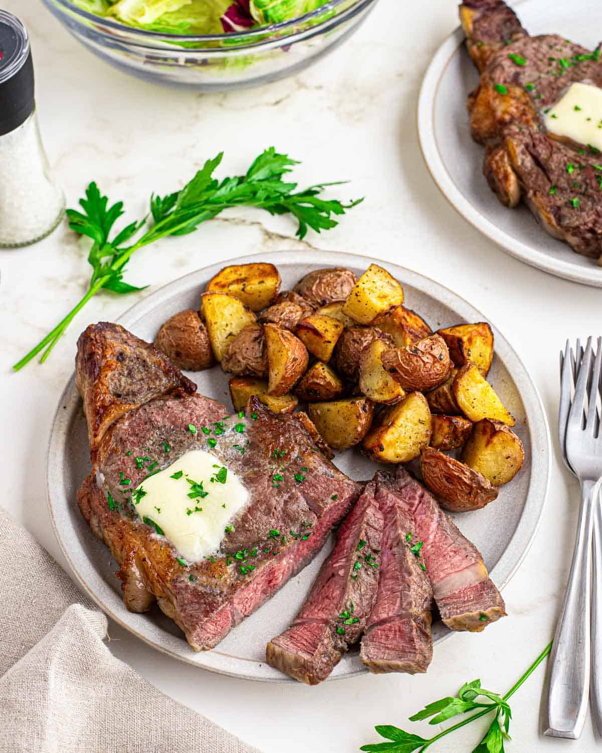 air fryer frozen ribeye