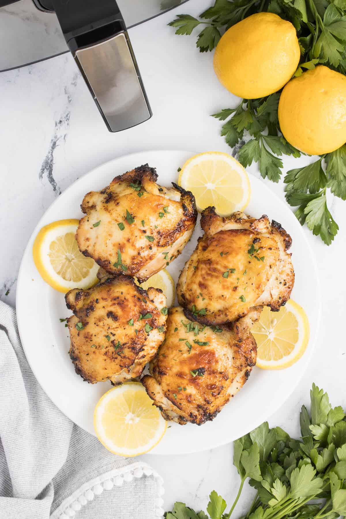 Air fryer lemon chicken