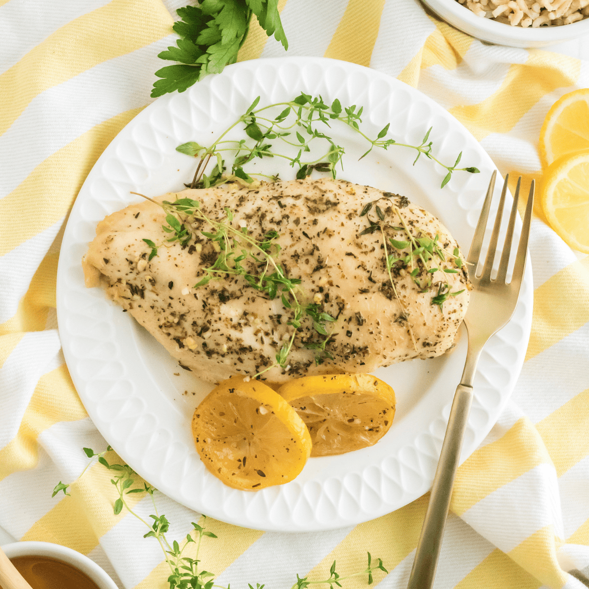 Air fryer lemon chicken