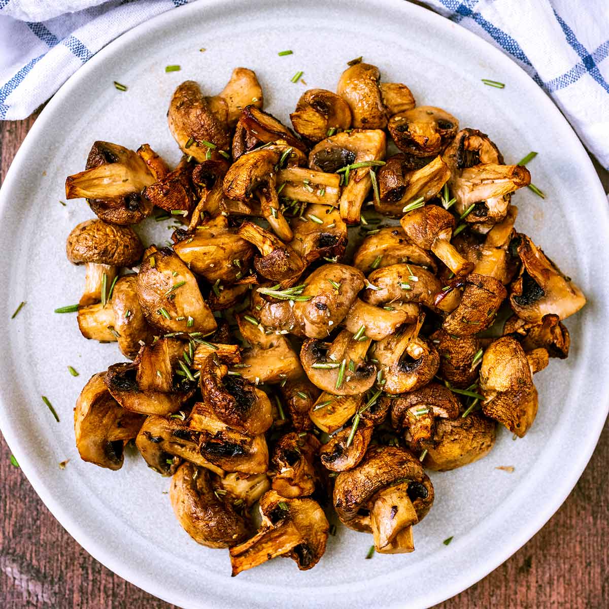 Air fryer Mushrooms Recipe