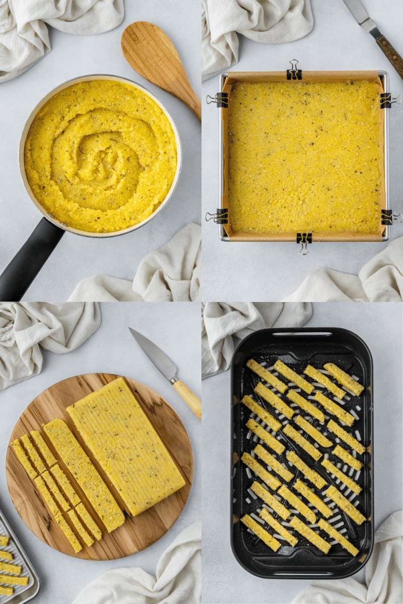 Air fryer polenta