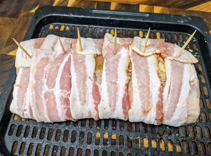 bacon wrapped pork loin in air fryer