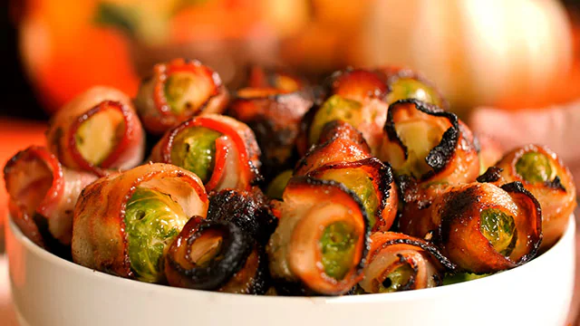 bacon wrapped brussel sprouts air fryer