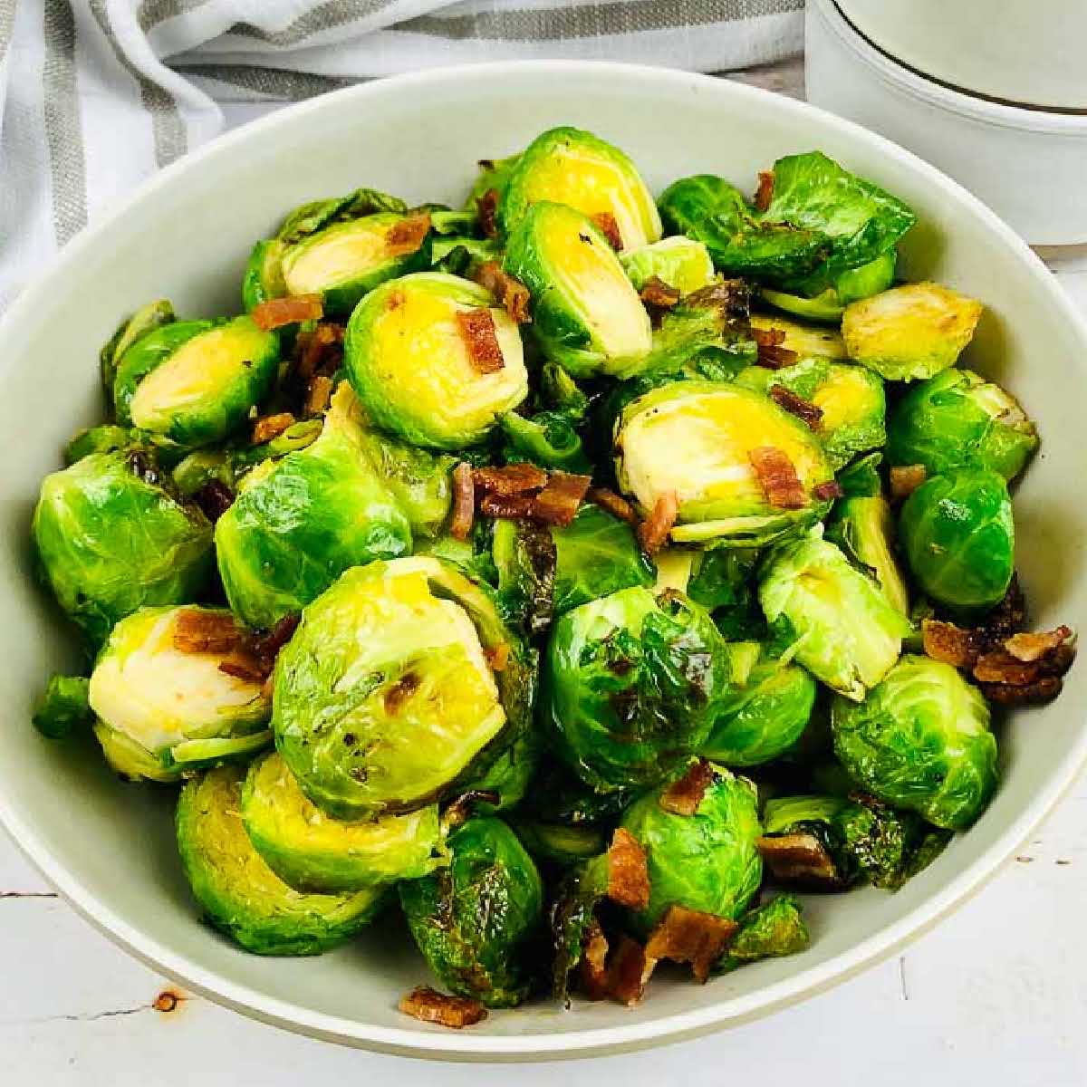 Bacon Brussel Sprouts Air Fryer