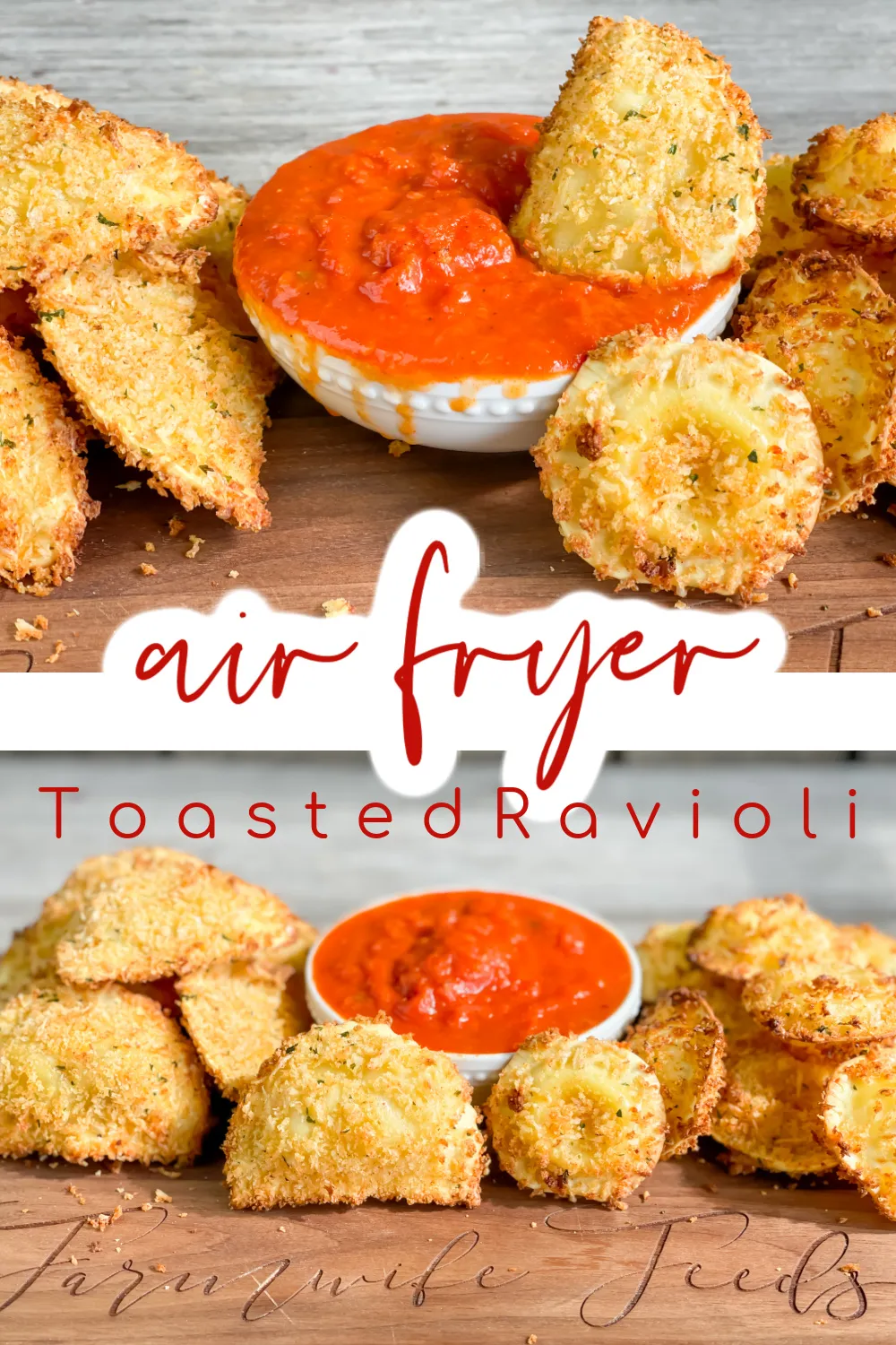 Frozen toasted ravioli air fryer