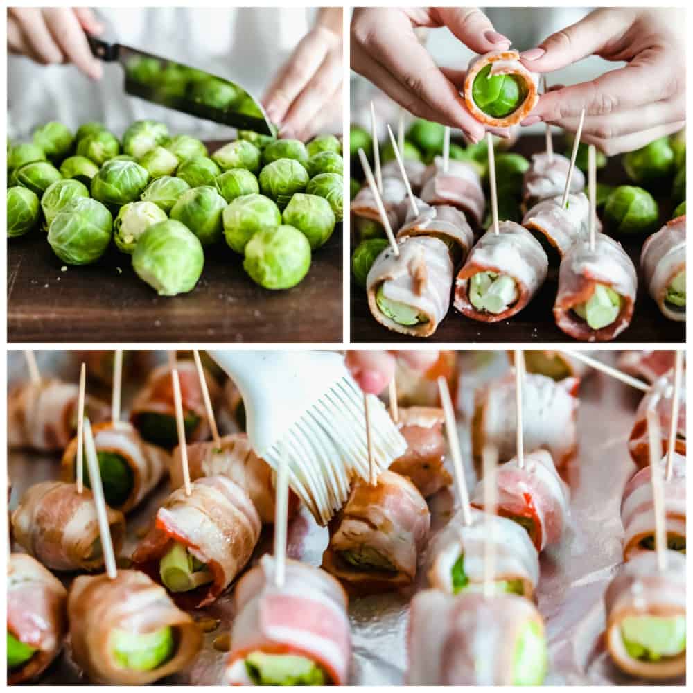 bacon wrapped brussel sprouts air fryer