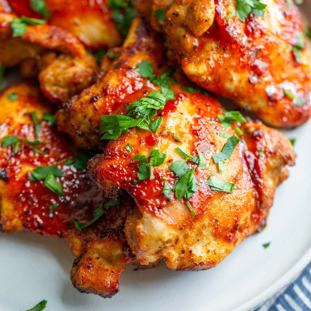 bbq chicken thighs air fryer