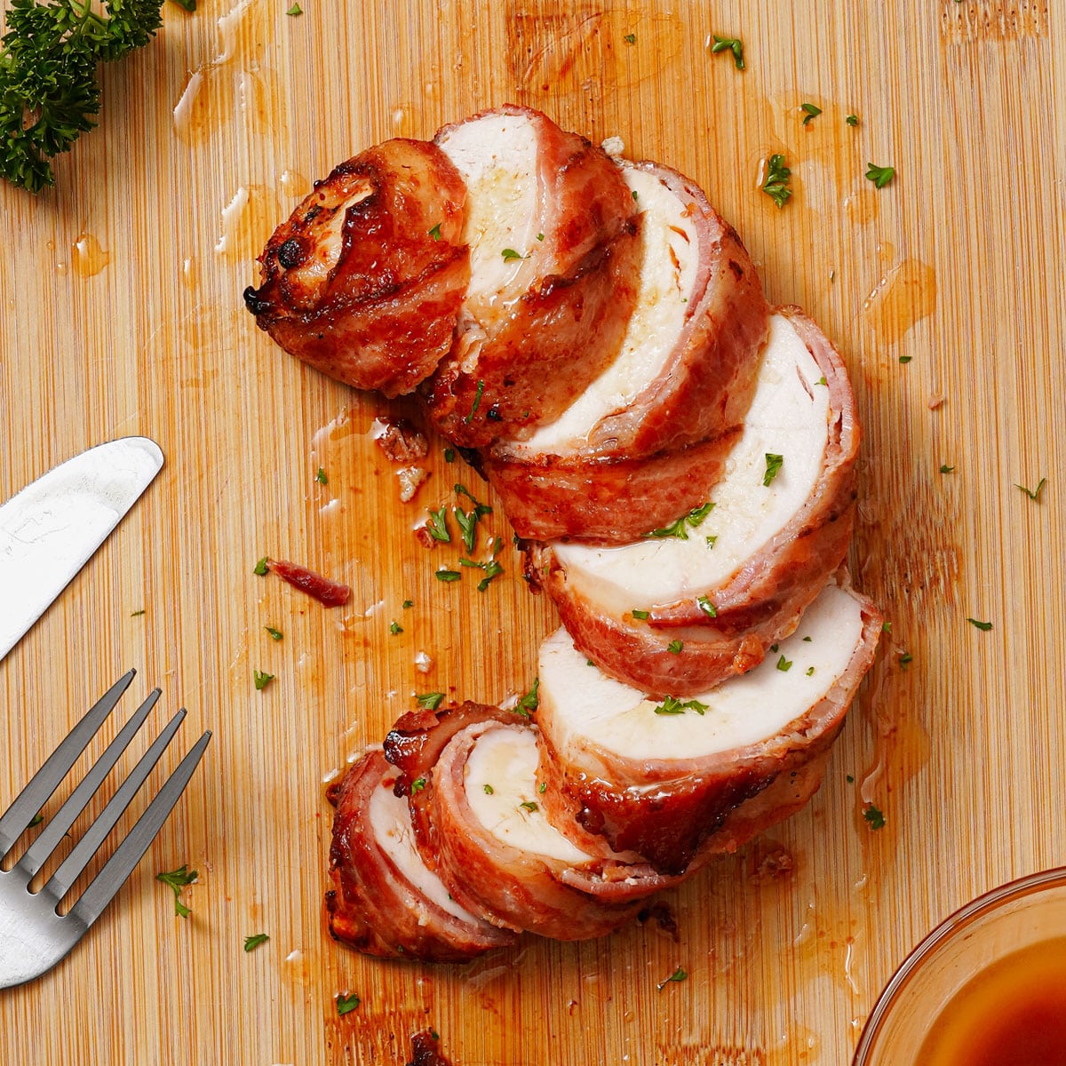 bacon wrapped chicken thighs air fryer