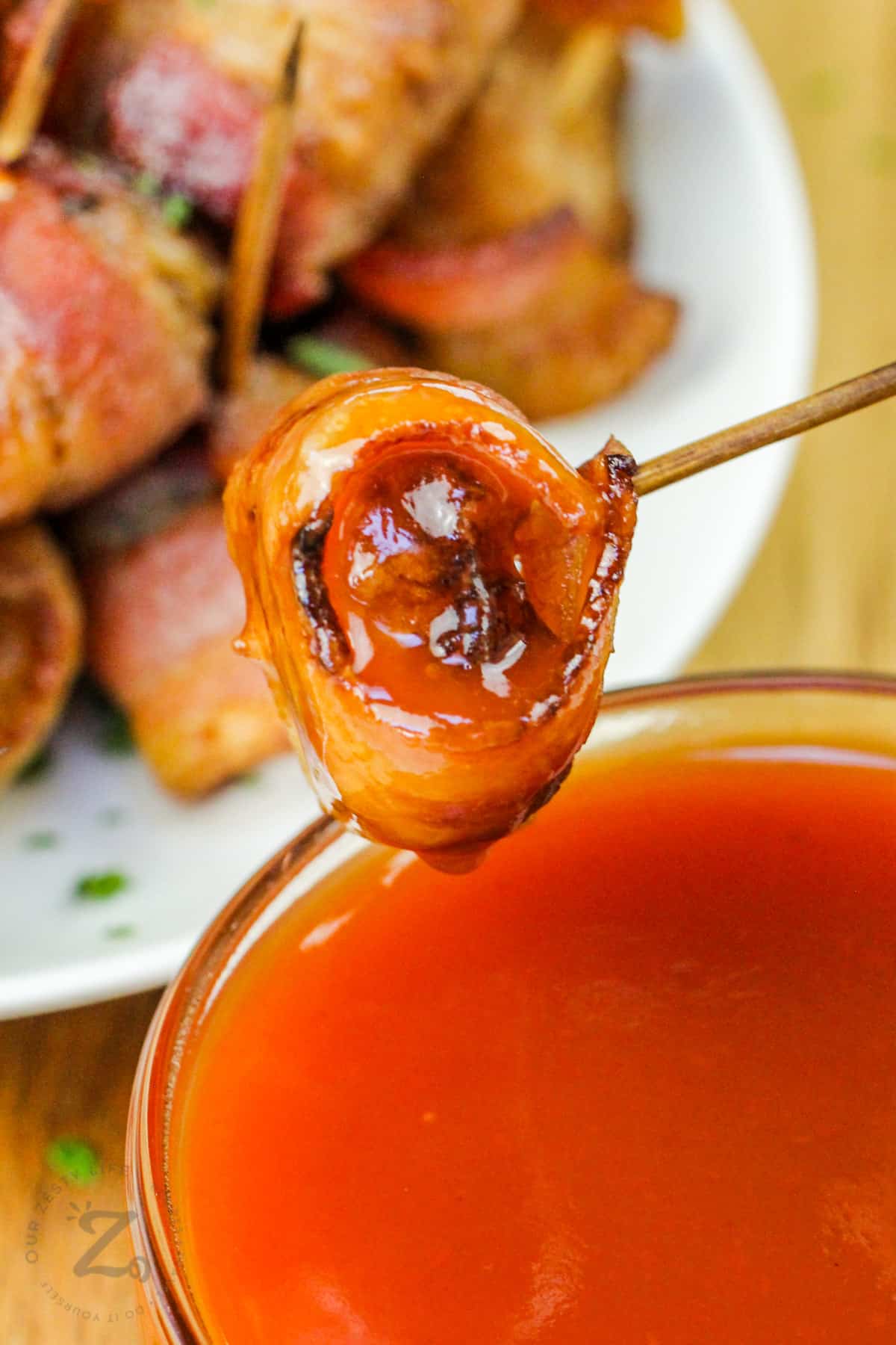 bacon wrapped water chestnuts air fryer