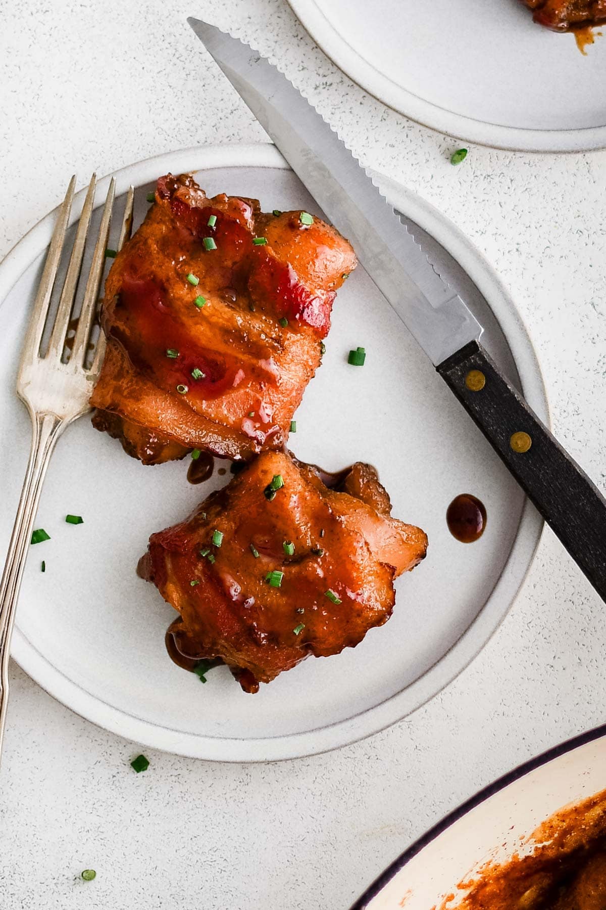 bacon wrapped chicken thighs air fryer