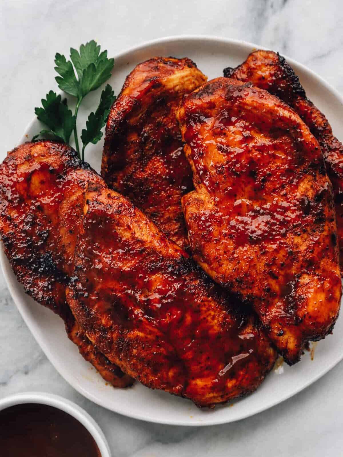 BBQ chicken in the air fryer