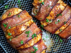 Bacon Wrapped Pork Filet In Air Fryer