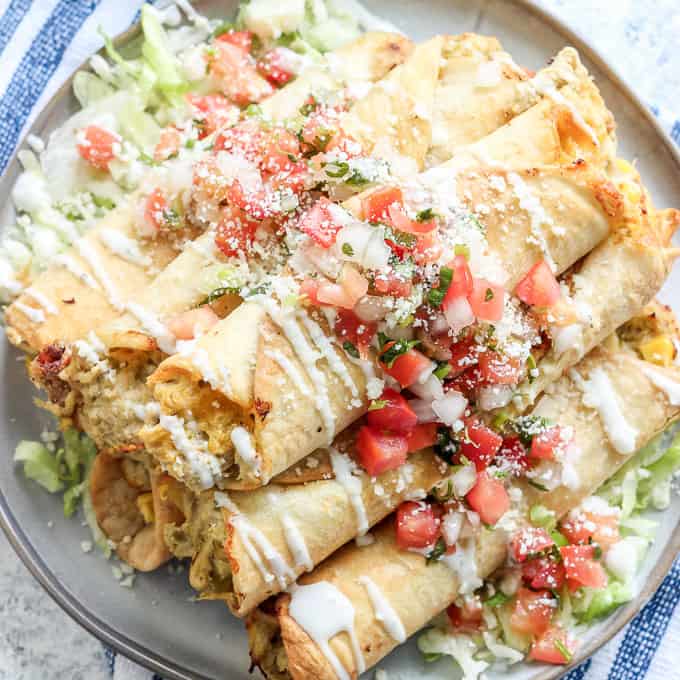 chicken taquitos in the air fryer